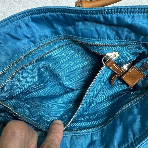 Prada Blue Nylon Tote Bag - Picture 10 of 15